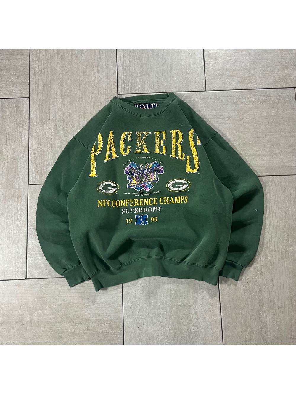 Vintage Galt Sand Green Packers Crewneck Sweatshirt